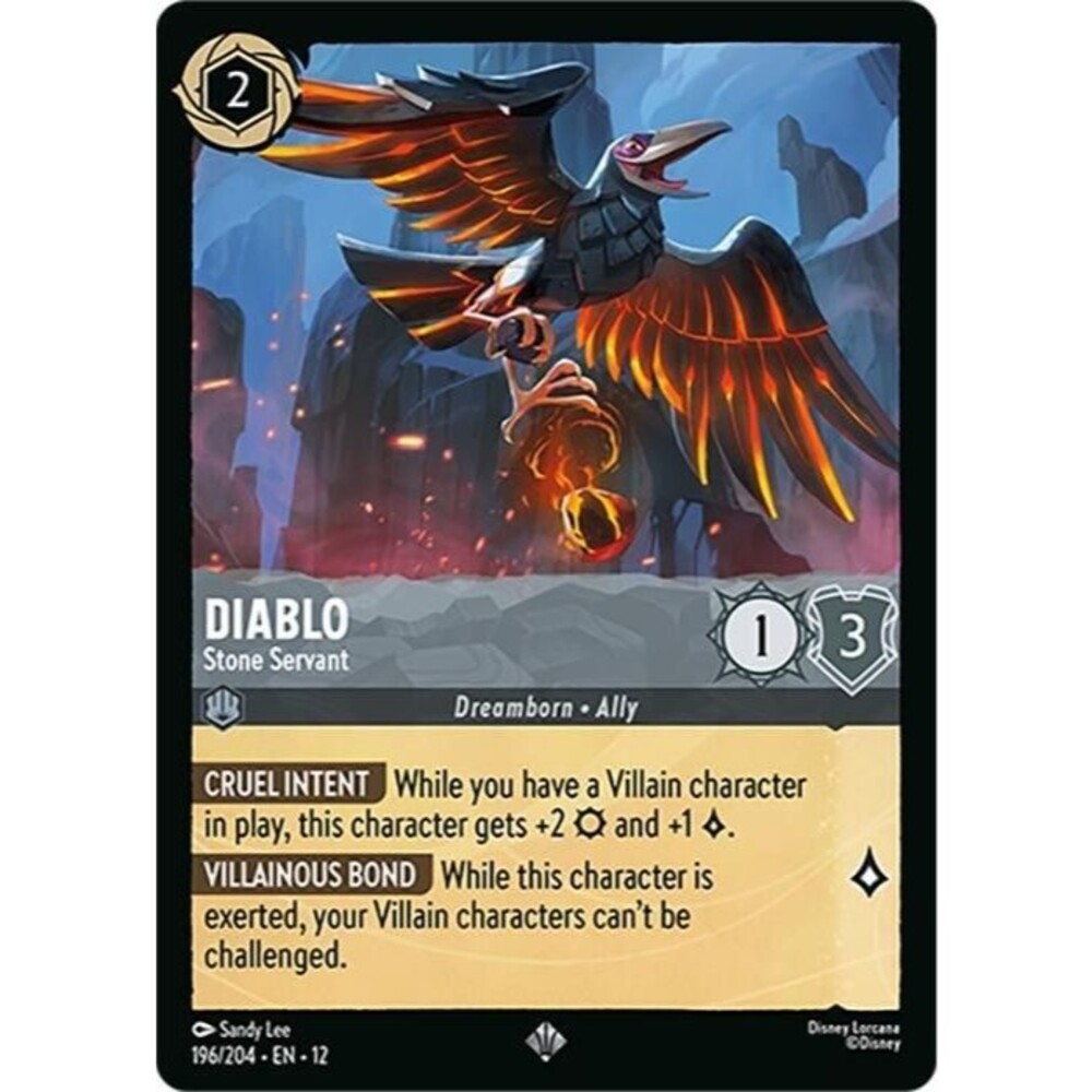 Diablo - Stone Servant - FOIL - Wilds Unknown Disney Lorcana